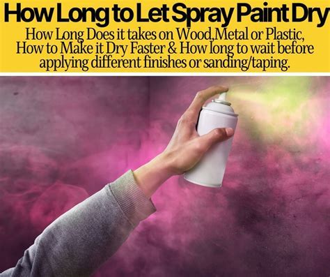 How Long Does It Take For Spray Paint To Cure?